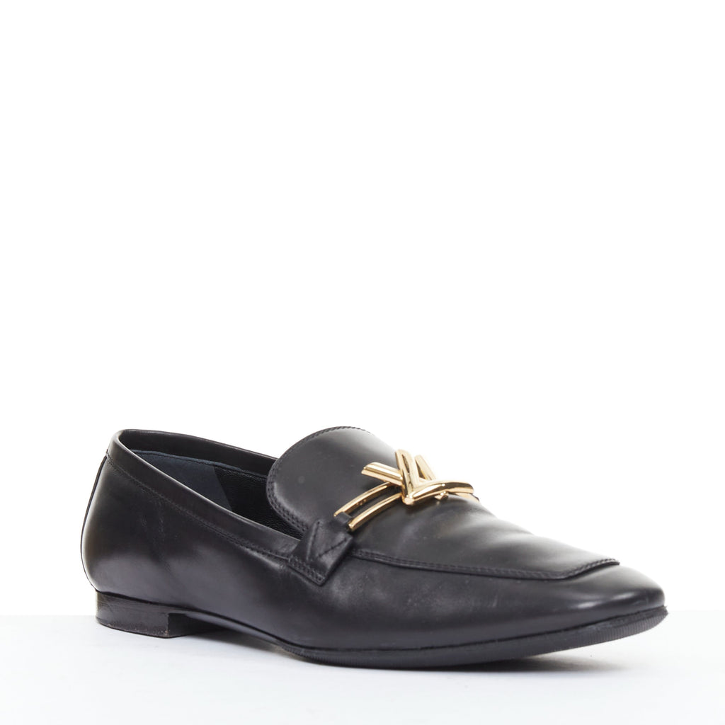 Women's Louis Vuitton Leather Flat Loafers