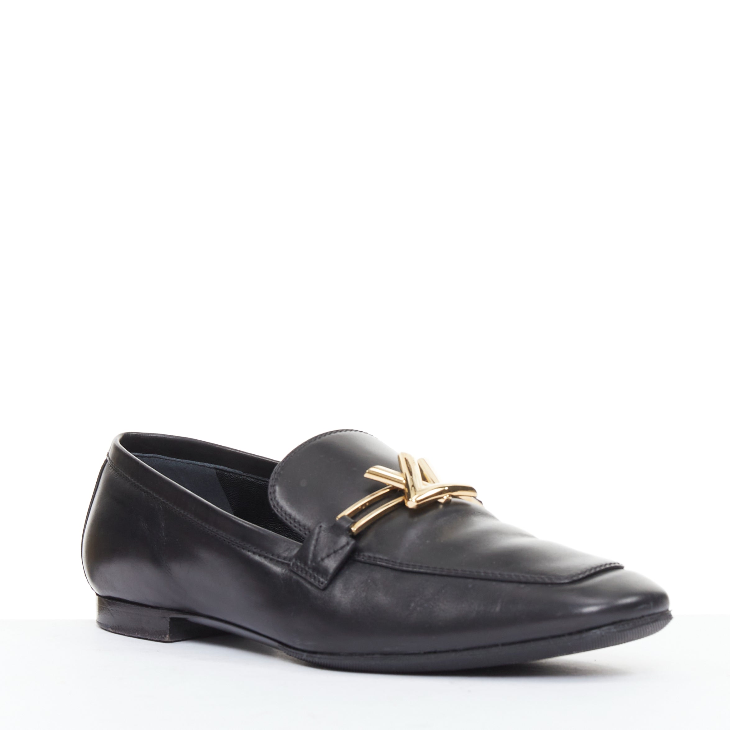 Women's Louis Vuitton Leather Flat Loafers