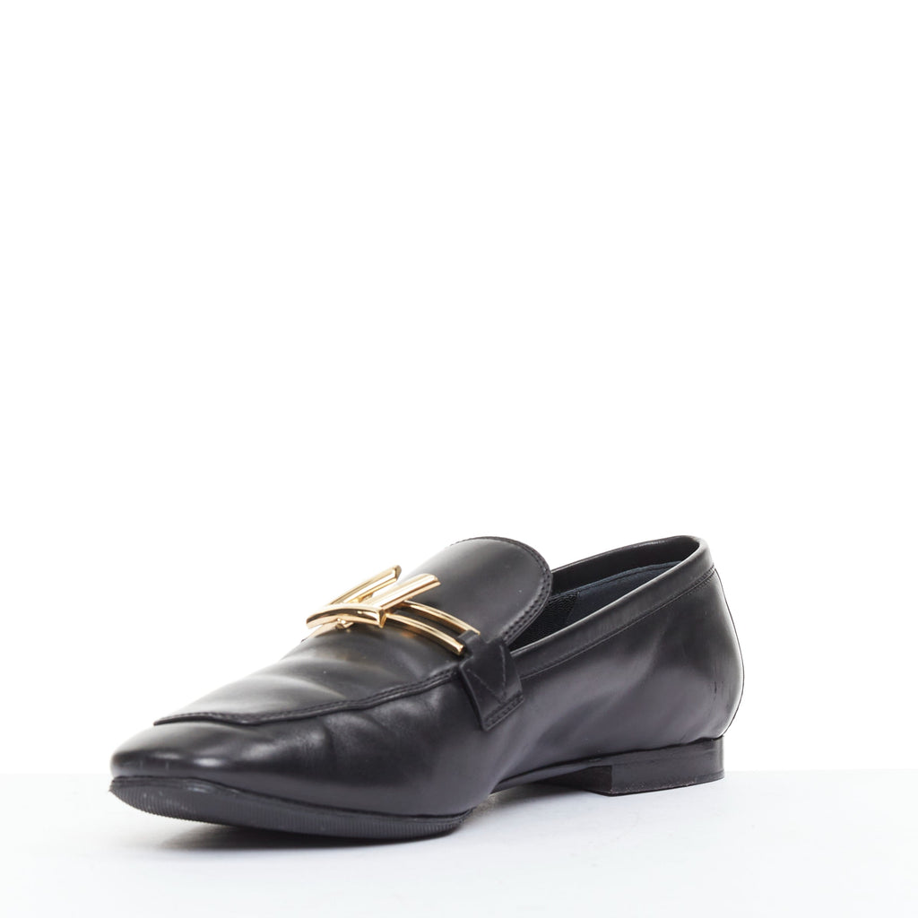 Women's Louis Vuitton Leather Flat Loafers