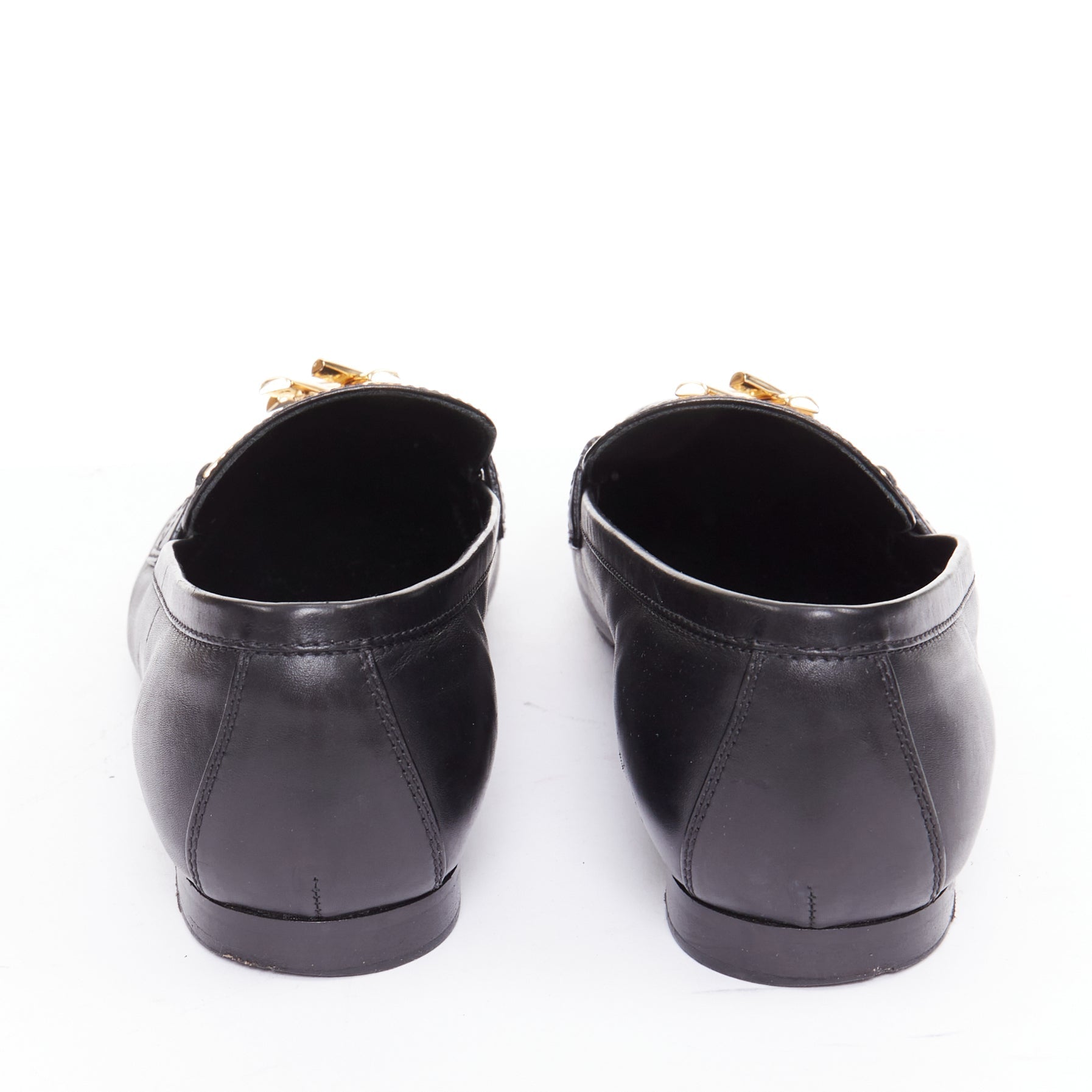 Women's Louis Vuitton Leather Flat Loafers