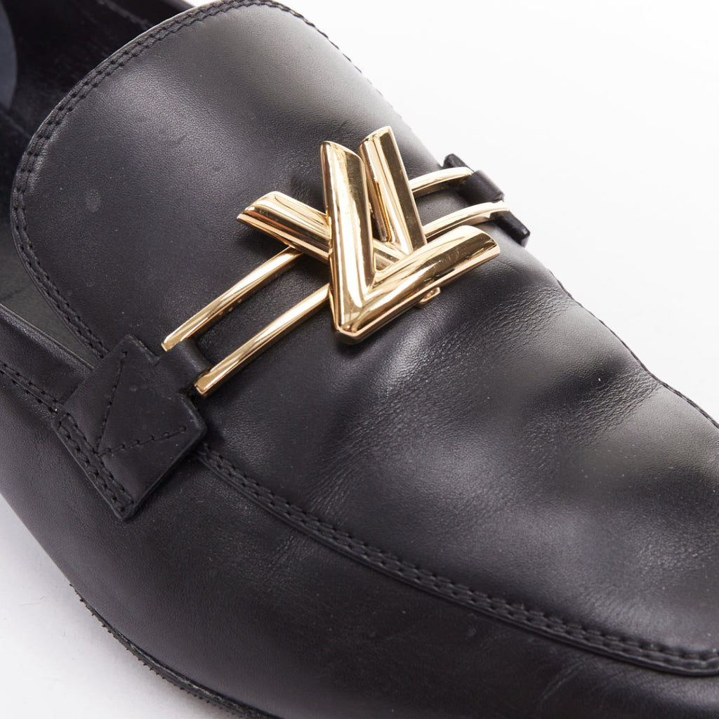Women's Louis Vuitton Leather Flat Loafers