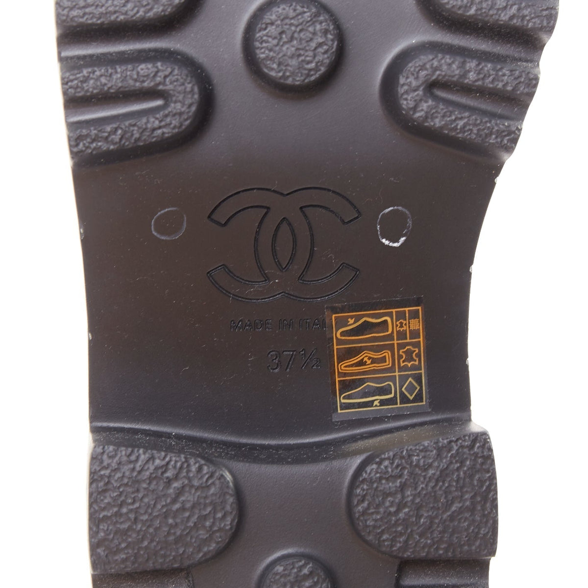 Women's Chanel Quilted Suede Combat Boots