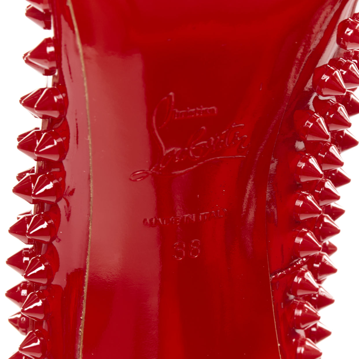 Women's Christian Louboutin Patent Leather Pumps