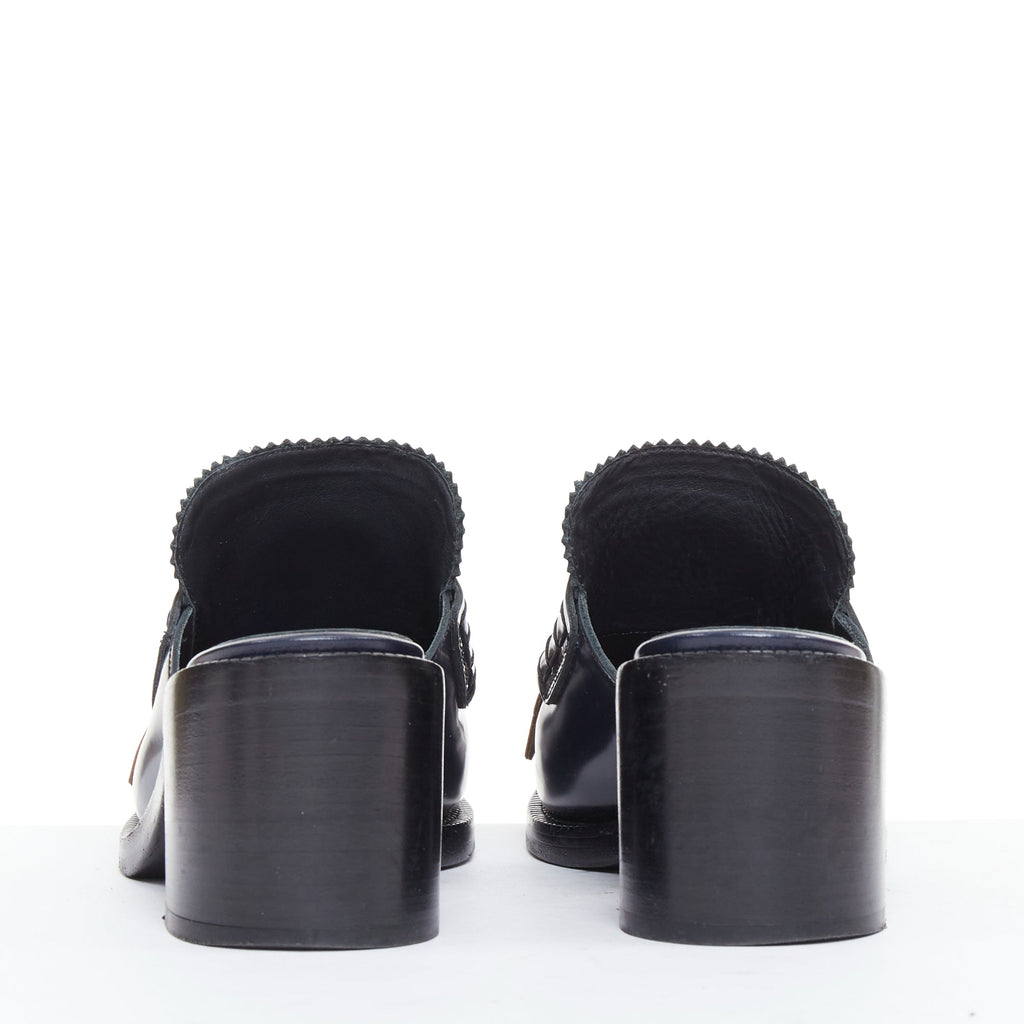 Women's Burberry Fringed Brogues Mules