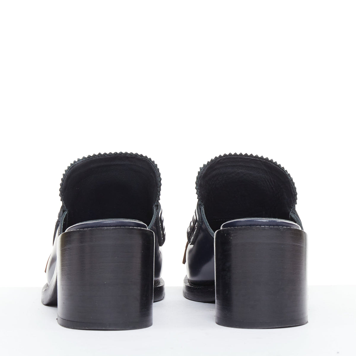 Women's Burberry Fringed Brogues Mules