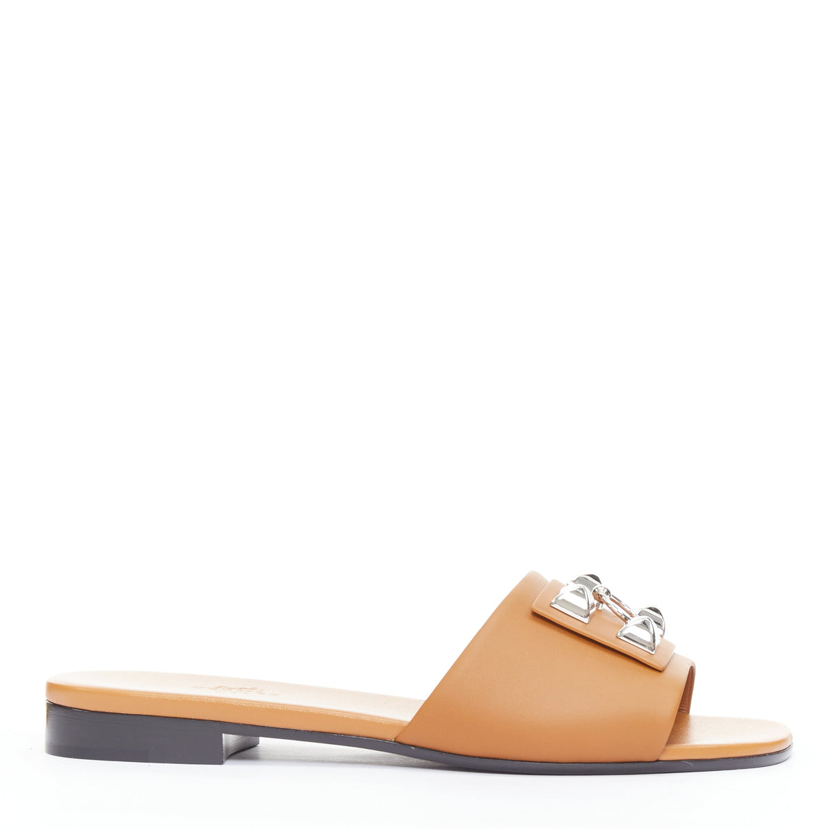 Women's Hermes Leather Flat Sandal