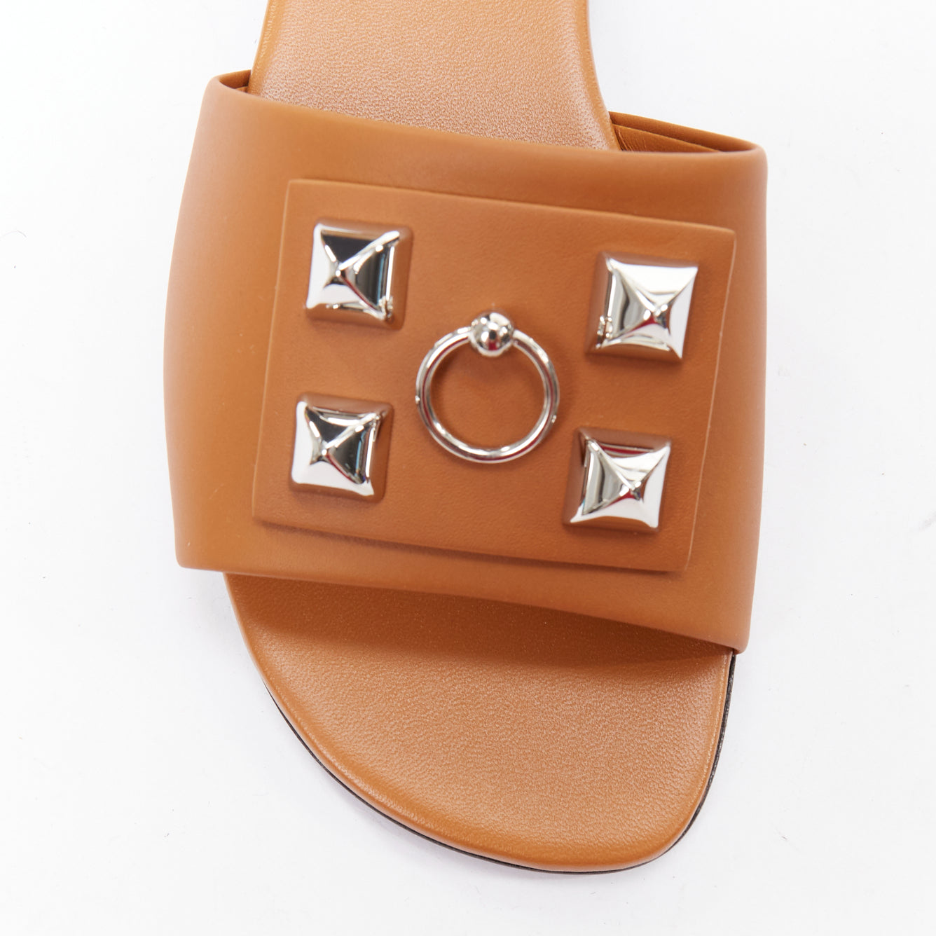 Women's Hermes Leather Flat Sandal