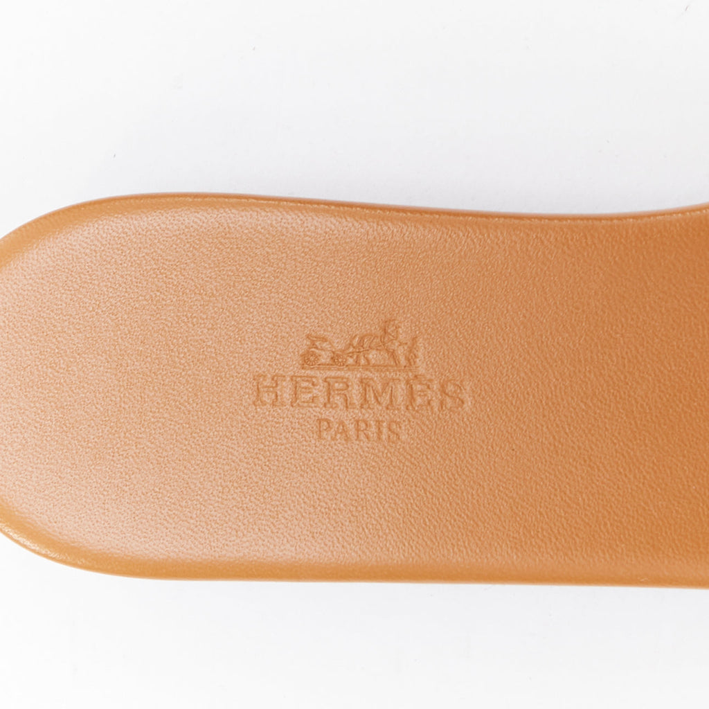 Women's Hermes Leather Flat Sandal
