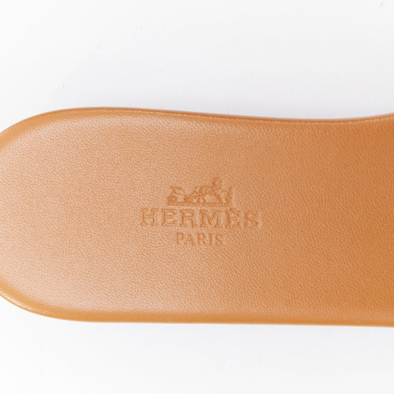 Women's Hermes Leather Flat Sandal