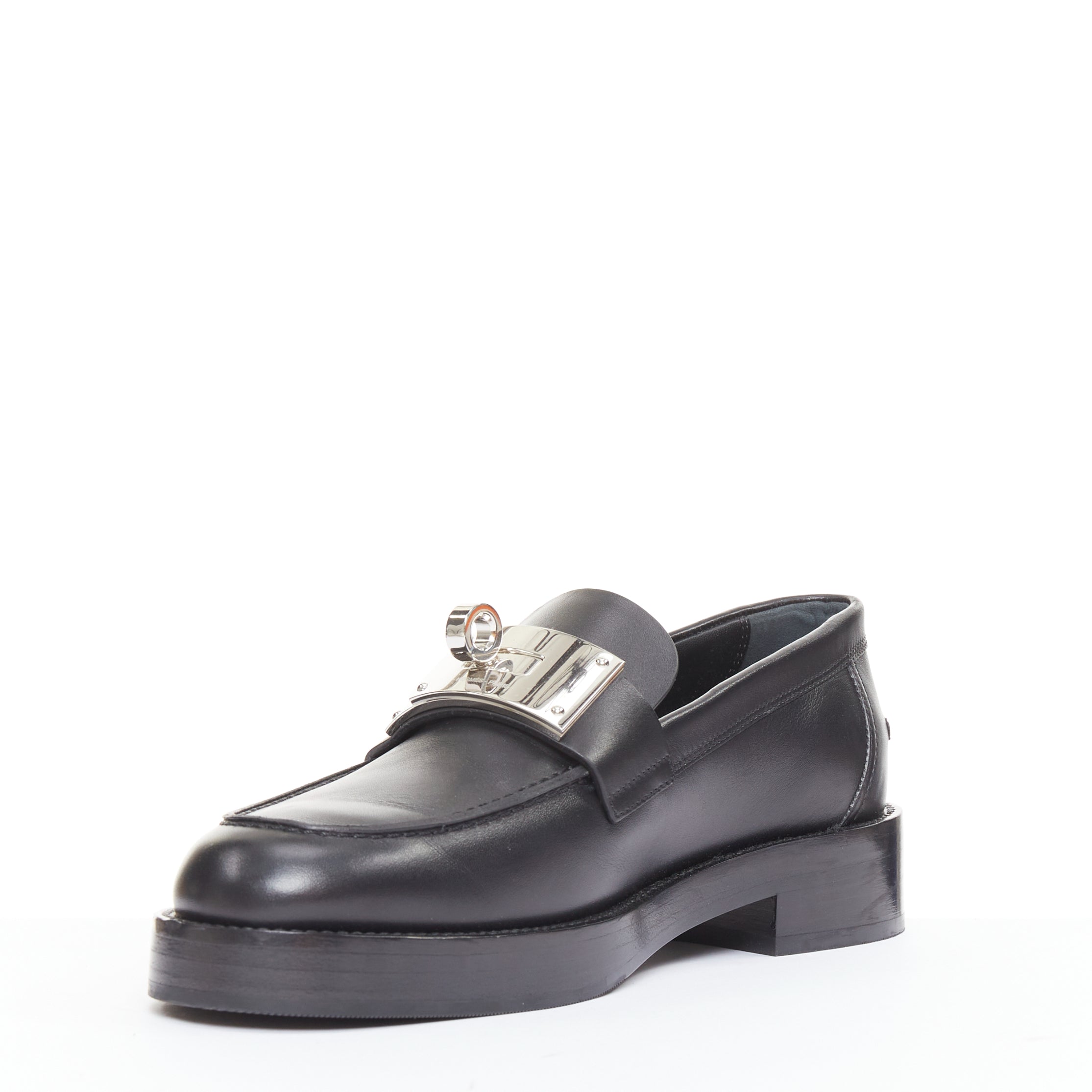Women's Hermes 2023 Calfskin Kelly Buckle Shoes