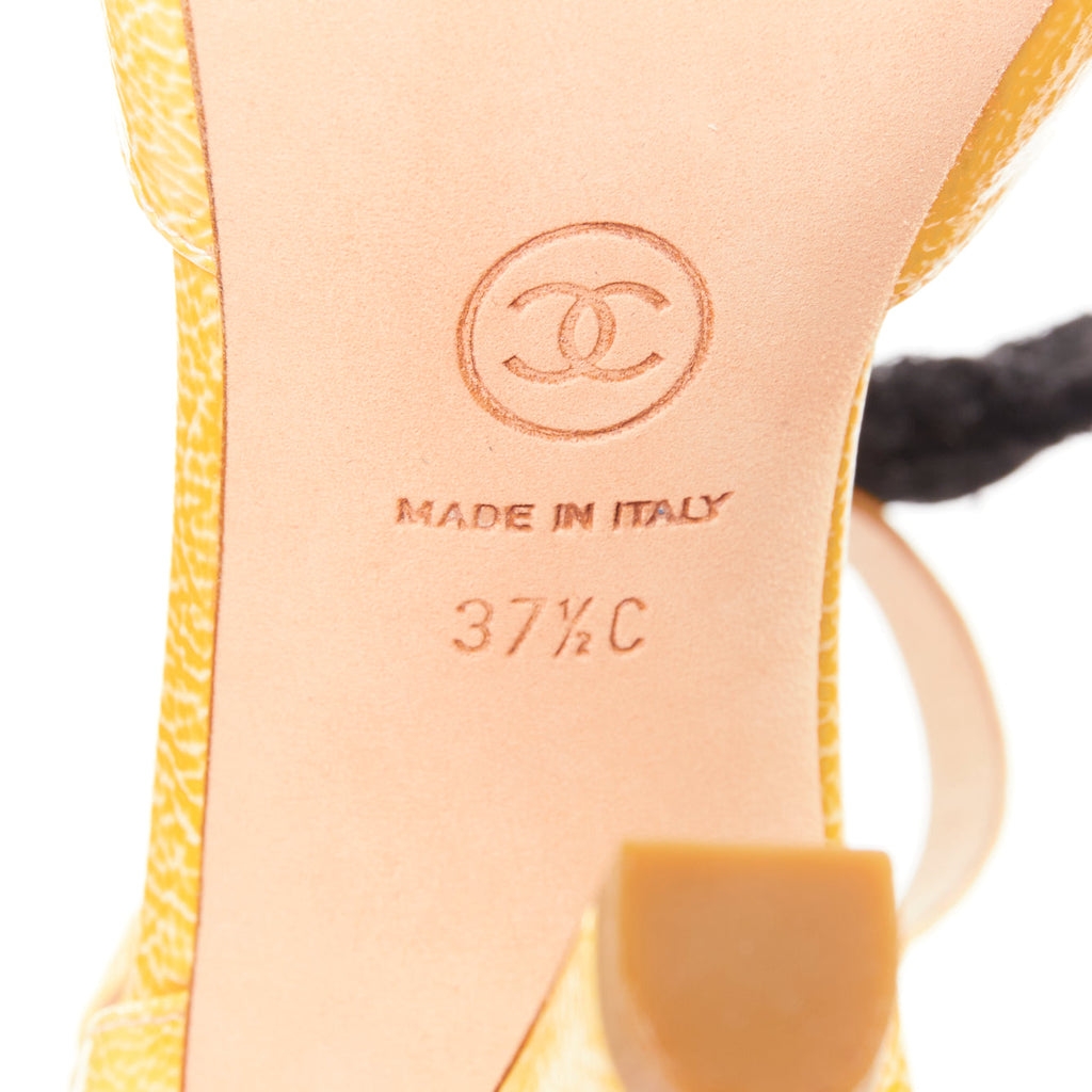 Women's Chanel Patent Leather Bow Pumps