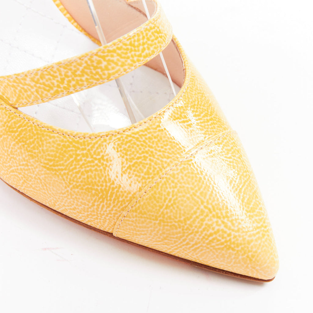 Women's Chanel Patent Leather Bow Pumps