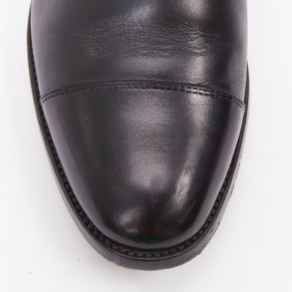 Women's Saint Laurent Leather Double Monk Strap Shoes