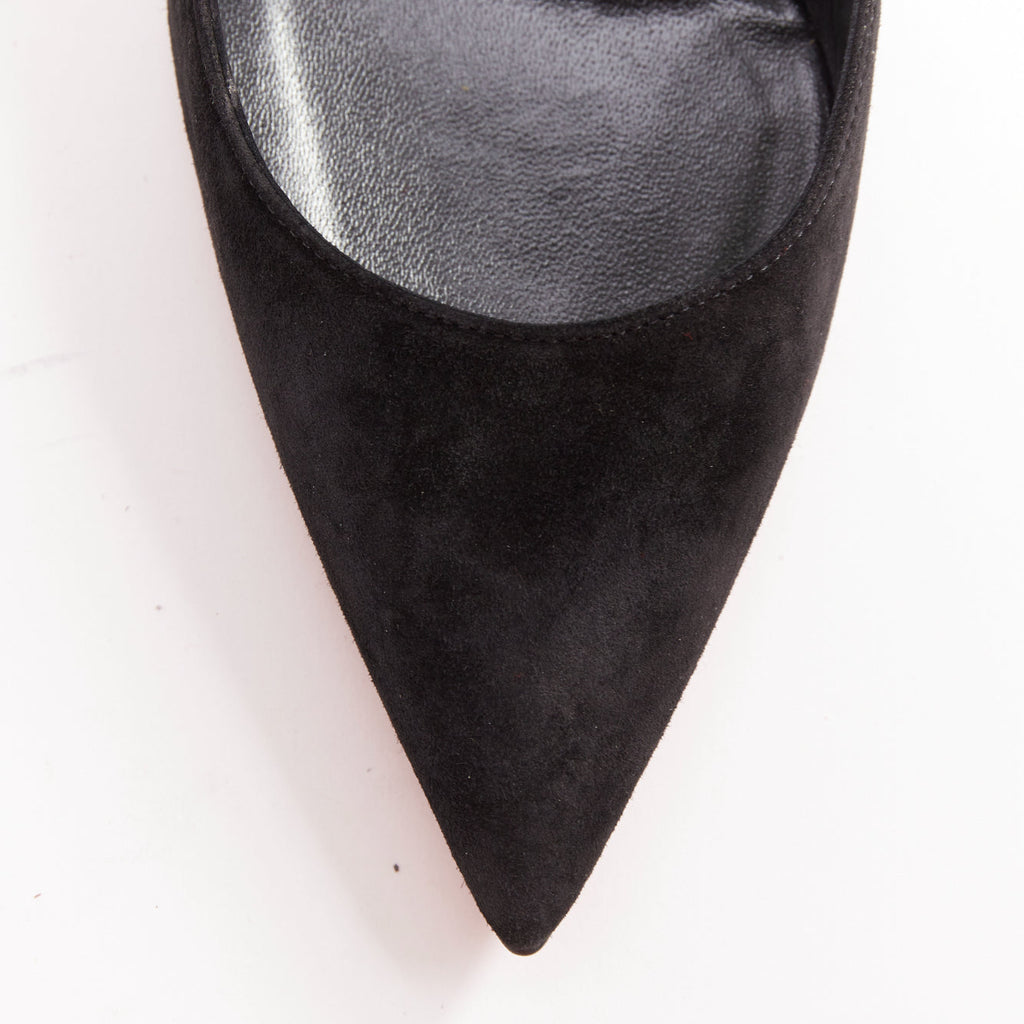 Women's Christian Louboutin Suede Bow Stiletto Pump