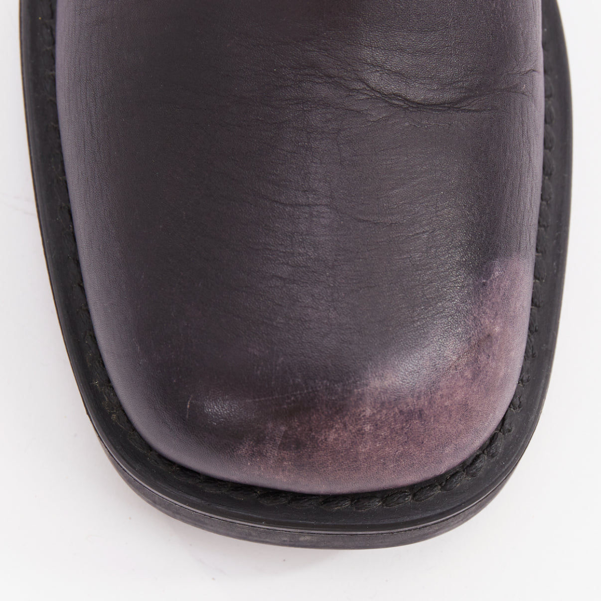 Women's Miu Miu 2025 Distressed Leather Boots