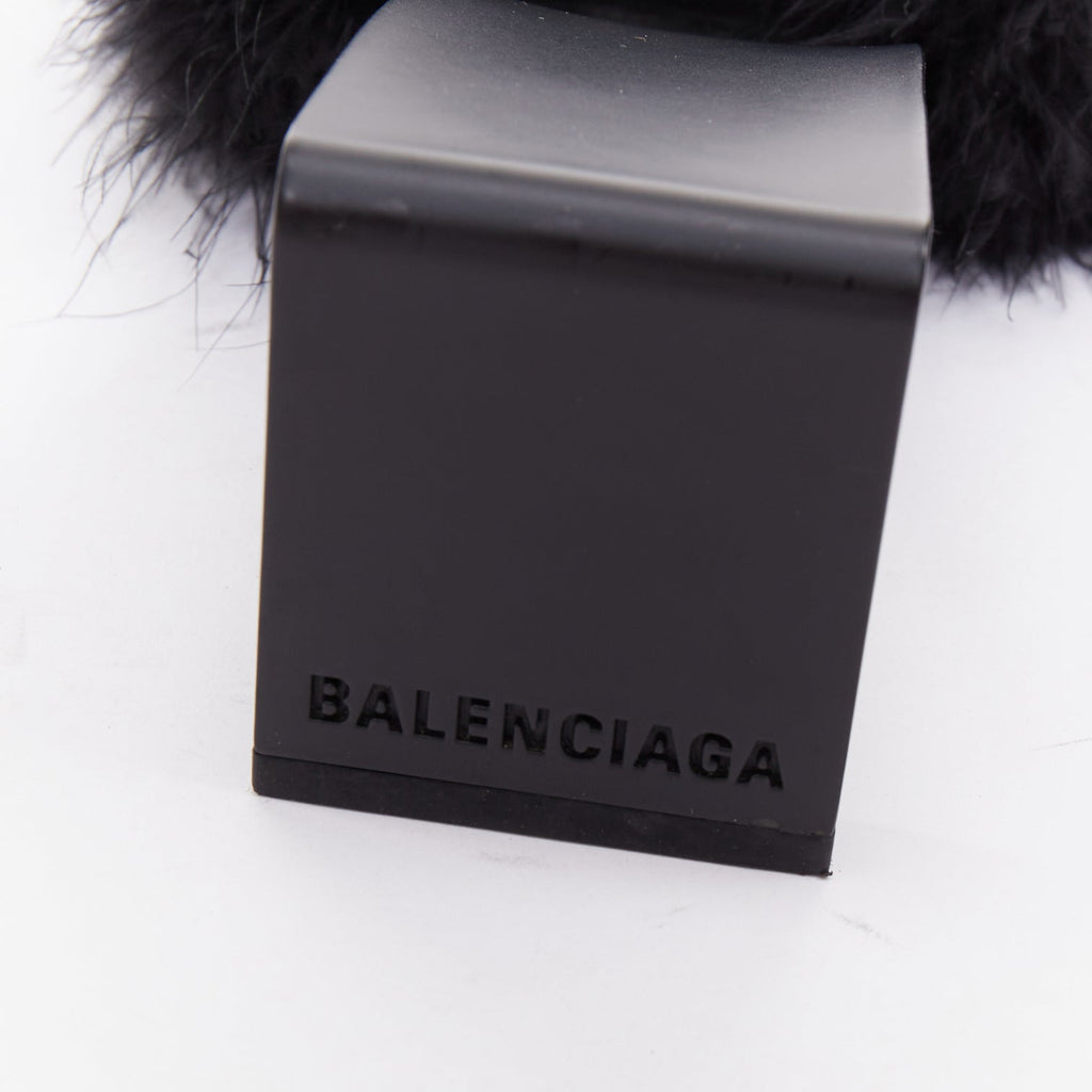 Women's Balenciaga Feather Slipper Sandals