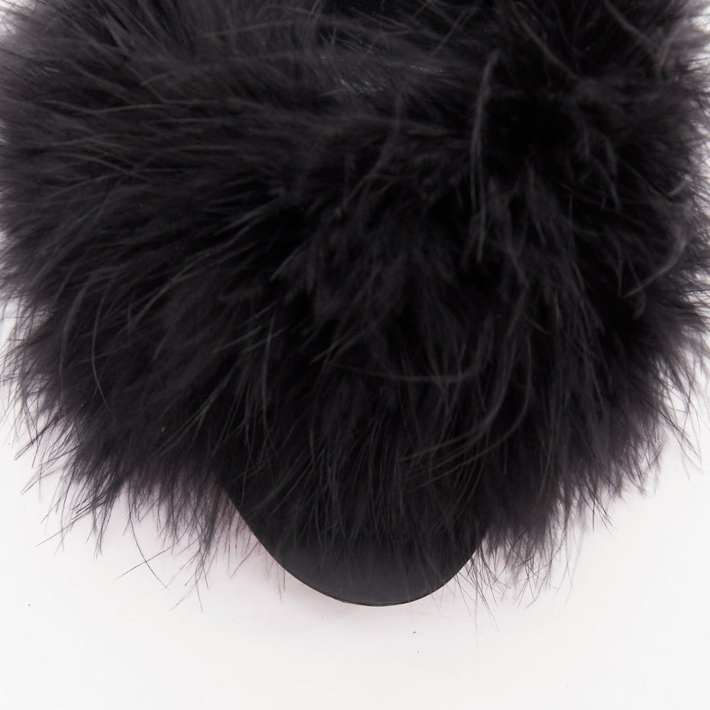 Women's Balenciaga Feather Slipper Sandals