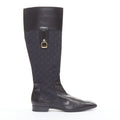 Women's Louis Vuitton Monogram Canvas Riding Boots