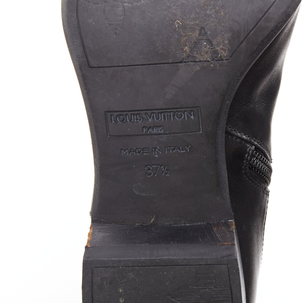 Women's Louis Vuitton Monogram Canvas Riding Boots