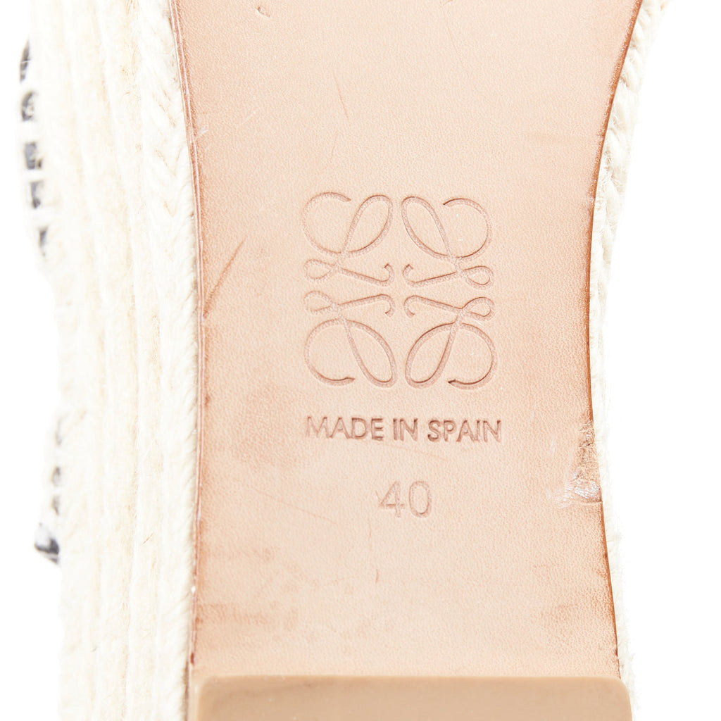 Women's Loewe Gate Espadrille Wedge Sandal