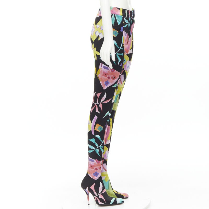 Women's Balenciaga Pantashoe Heel Boots Pants