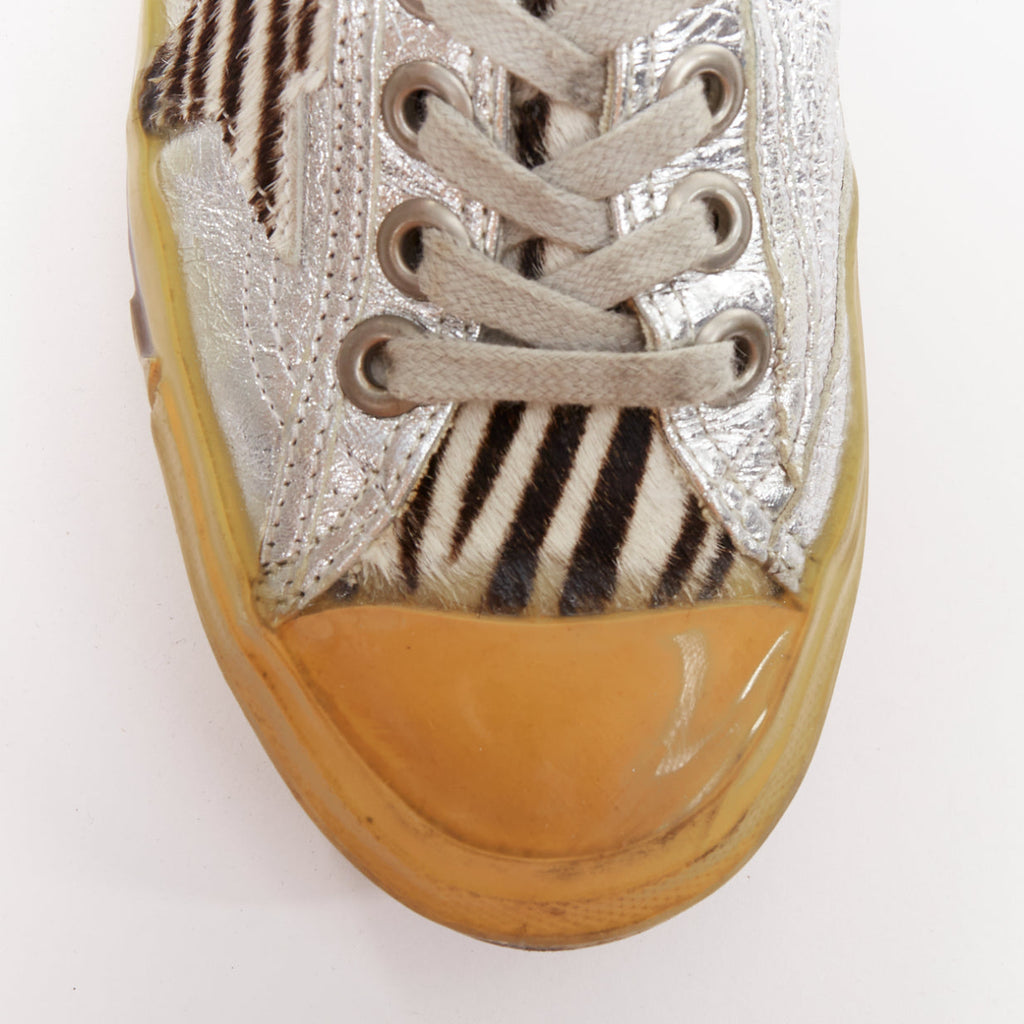 Women's Golden Goose Suede Calf Hair Sneakers