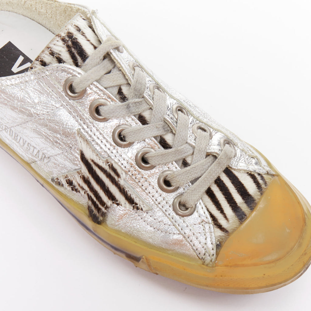Women's Golden Goose Suede Calf Hair Sneakers