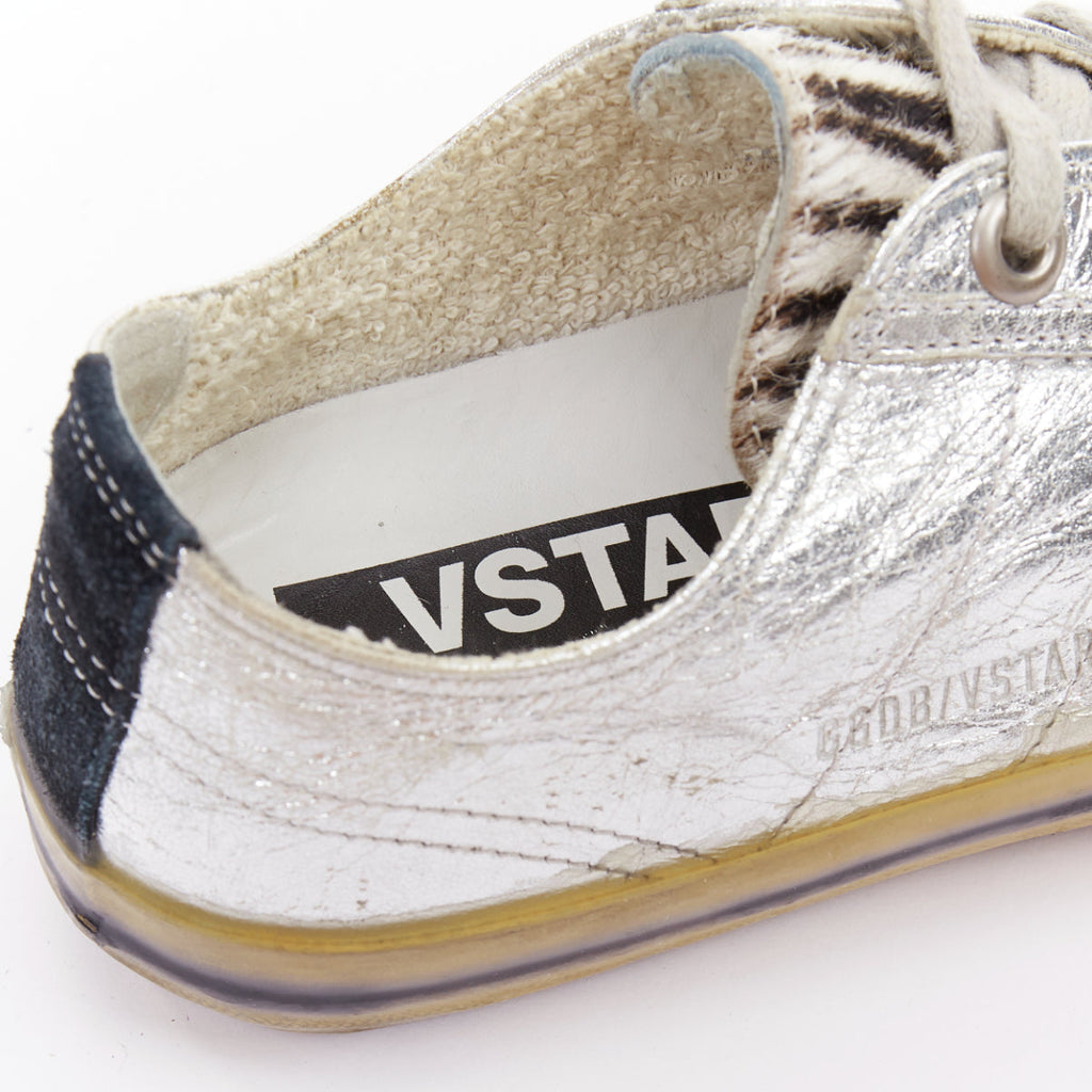Women's Golden Goose Suede Calf Hair Sneakers