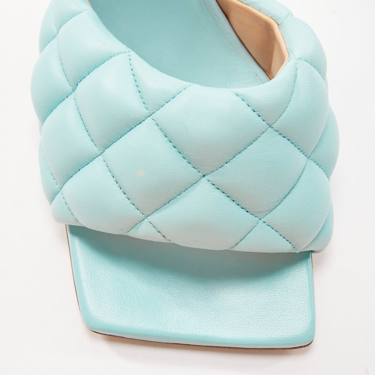 Women's Bottega Veneta Leather Mule Sandals