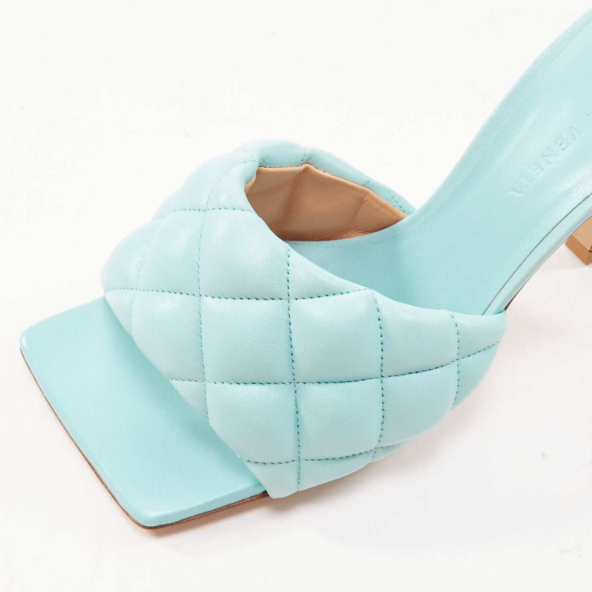 Women's Bottega Veneta Leather Mule Sandals
