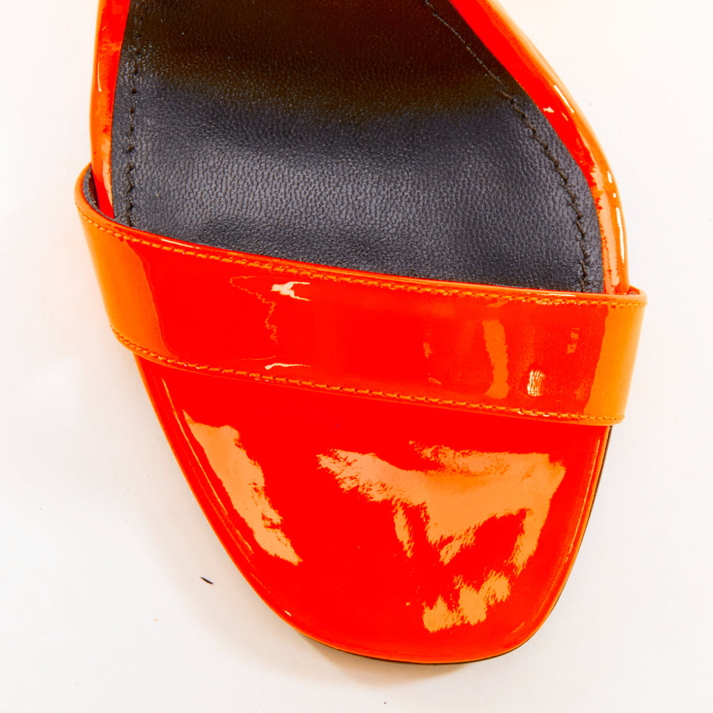 Women's Prada Flame Wedge Patent Flame Sandals