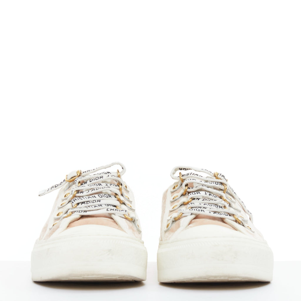 Women's Christian Dior WalknDior Velvet Sneakers