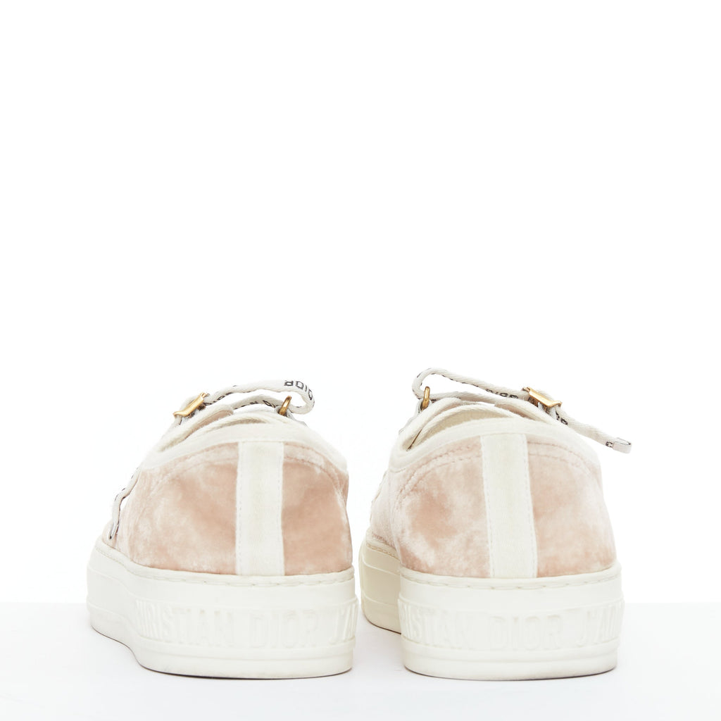 Women's Christian Dior WalknDior Velvet Sneakers