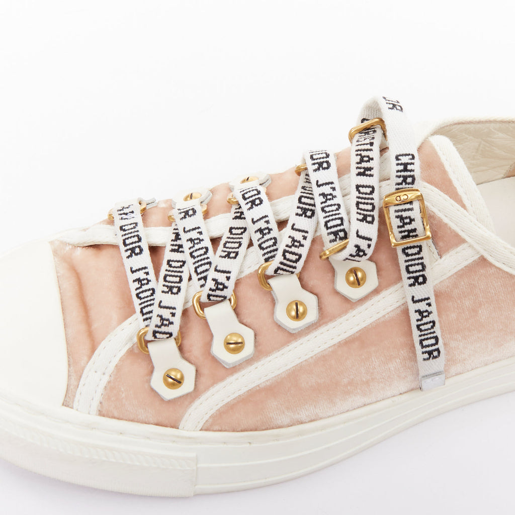 Women's Christian Dior WalknDior Velvet Sneakers