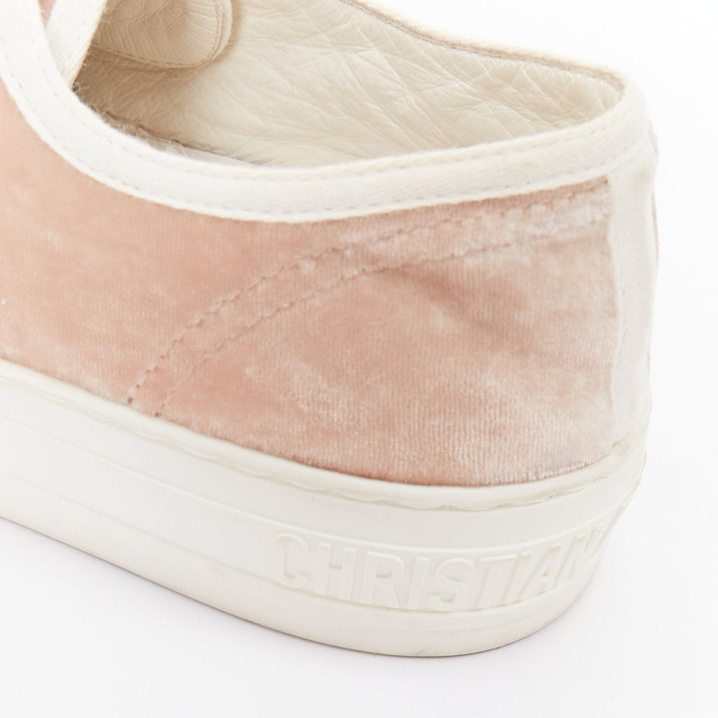 Women's Christian Dior WalknDior Velvet Sneakers