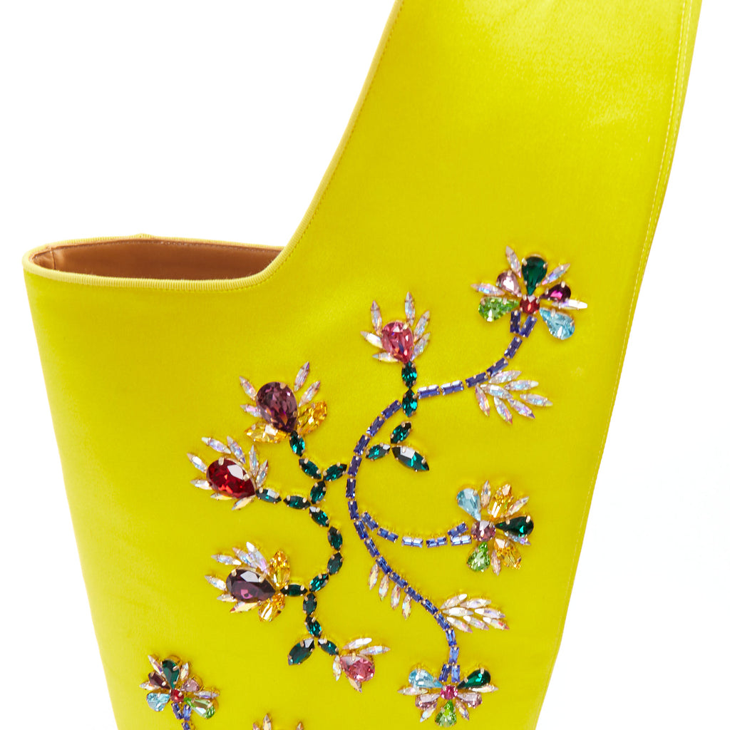 Men's Christian Louboutin Satin Blossom Boots
