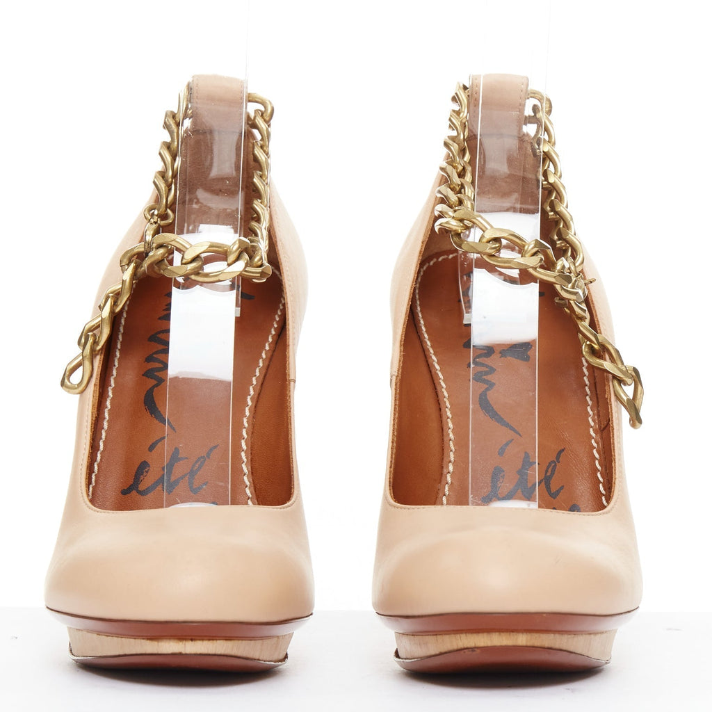 Women's Lanvin 2010 Leather Platform Pumps