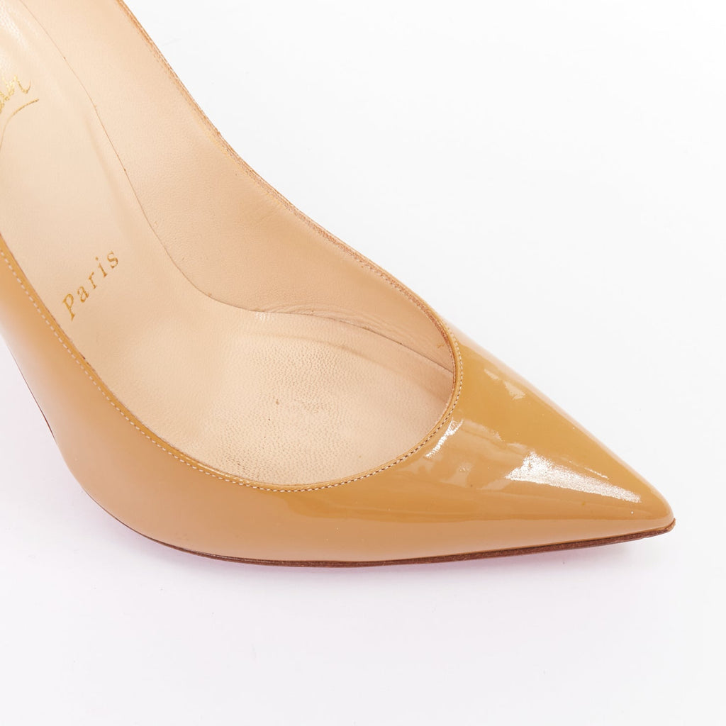 Women's Christian Louboutin Patent Stiletto Pumps