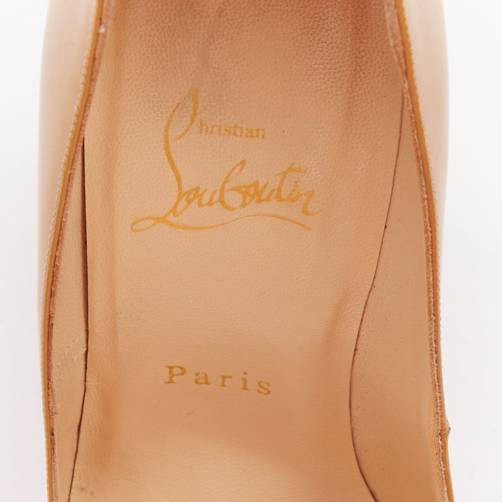 Women's Christian Louboutin Patent Stiletto Pumps