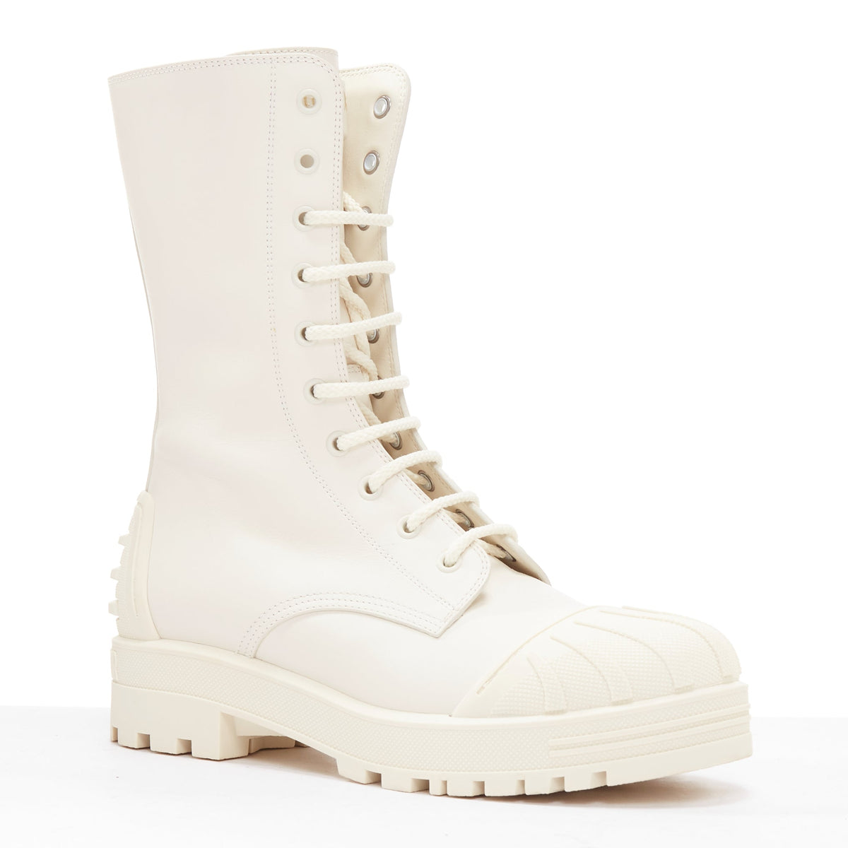 Women's Dior Rubber Cap Combat Boots