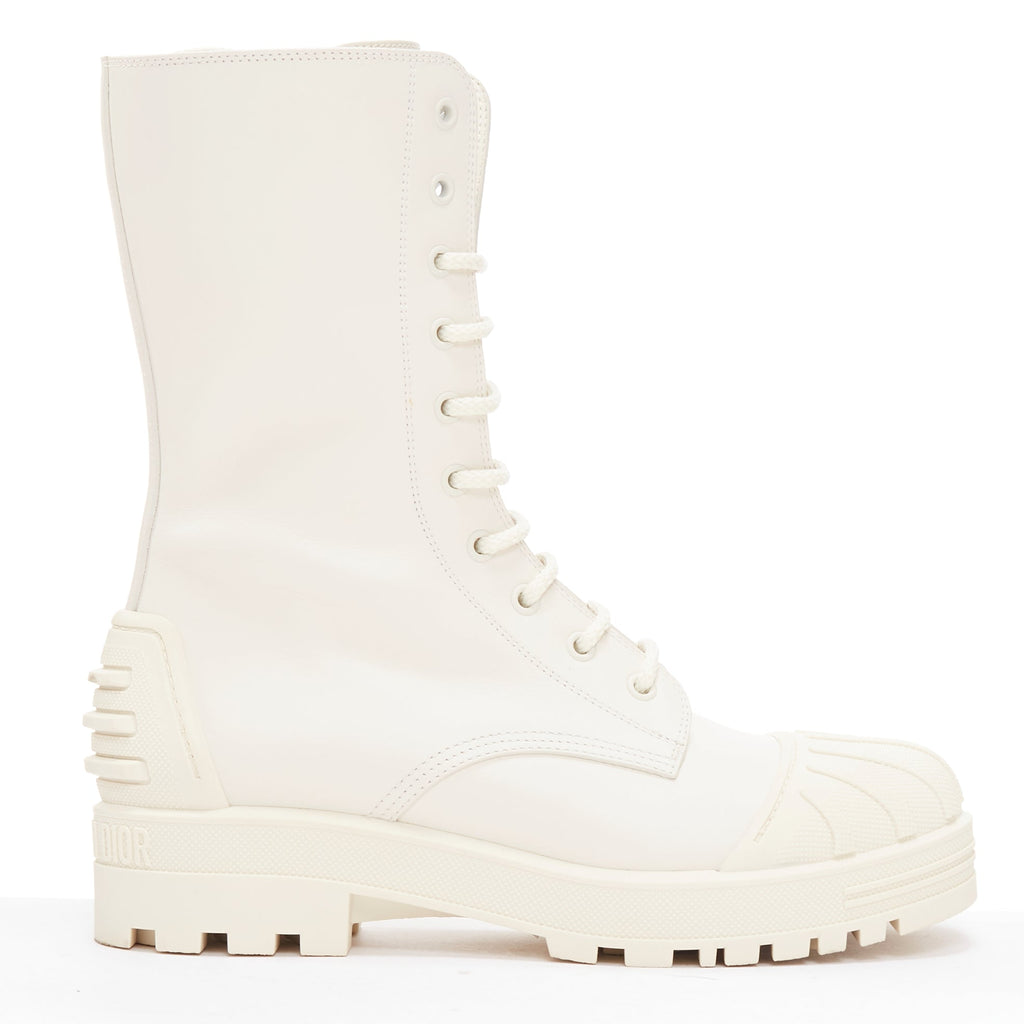 Women's Dior Rubber Cap Combat Boots