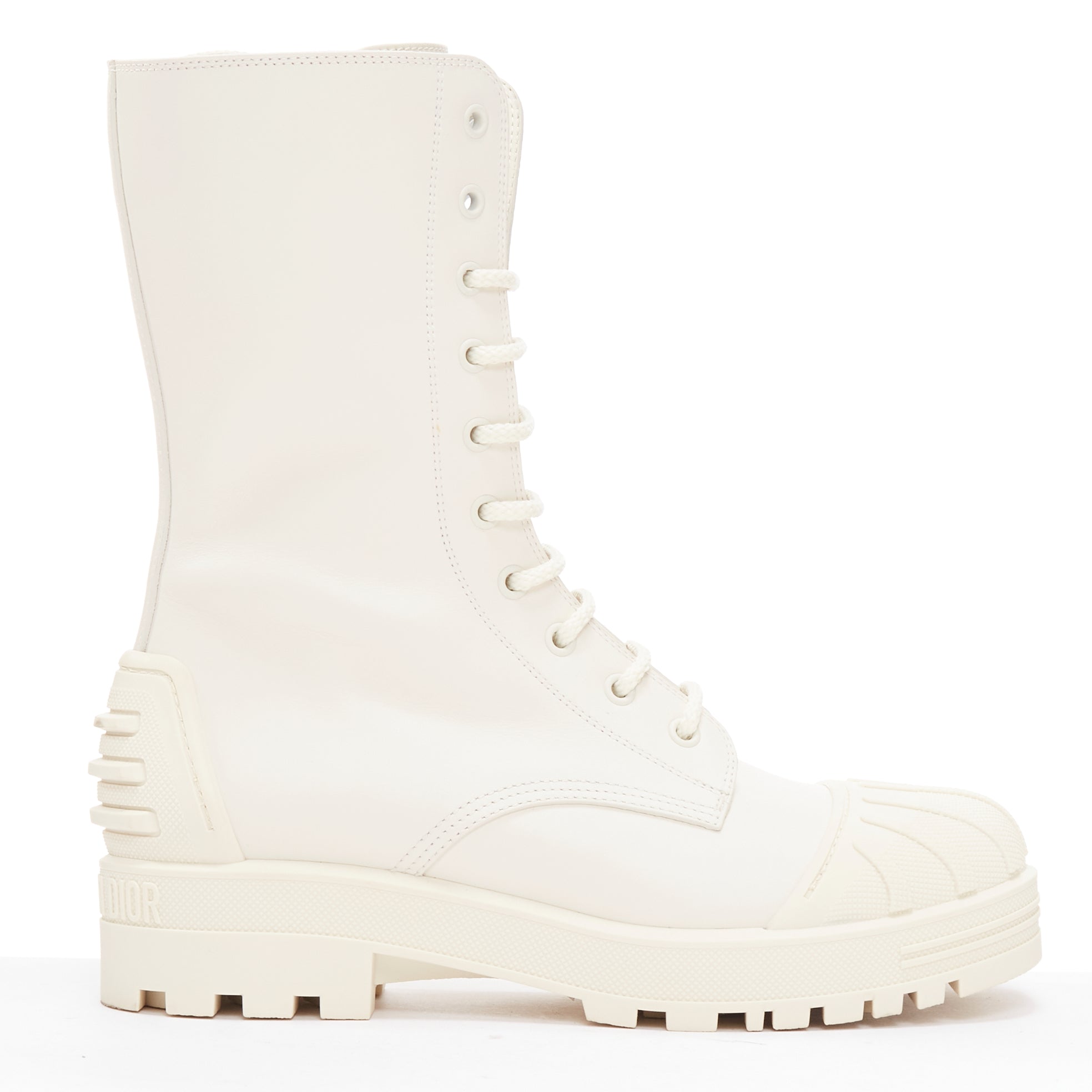 Women's Dior Rubber Cap Combat Boots