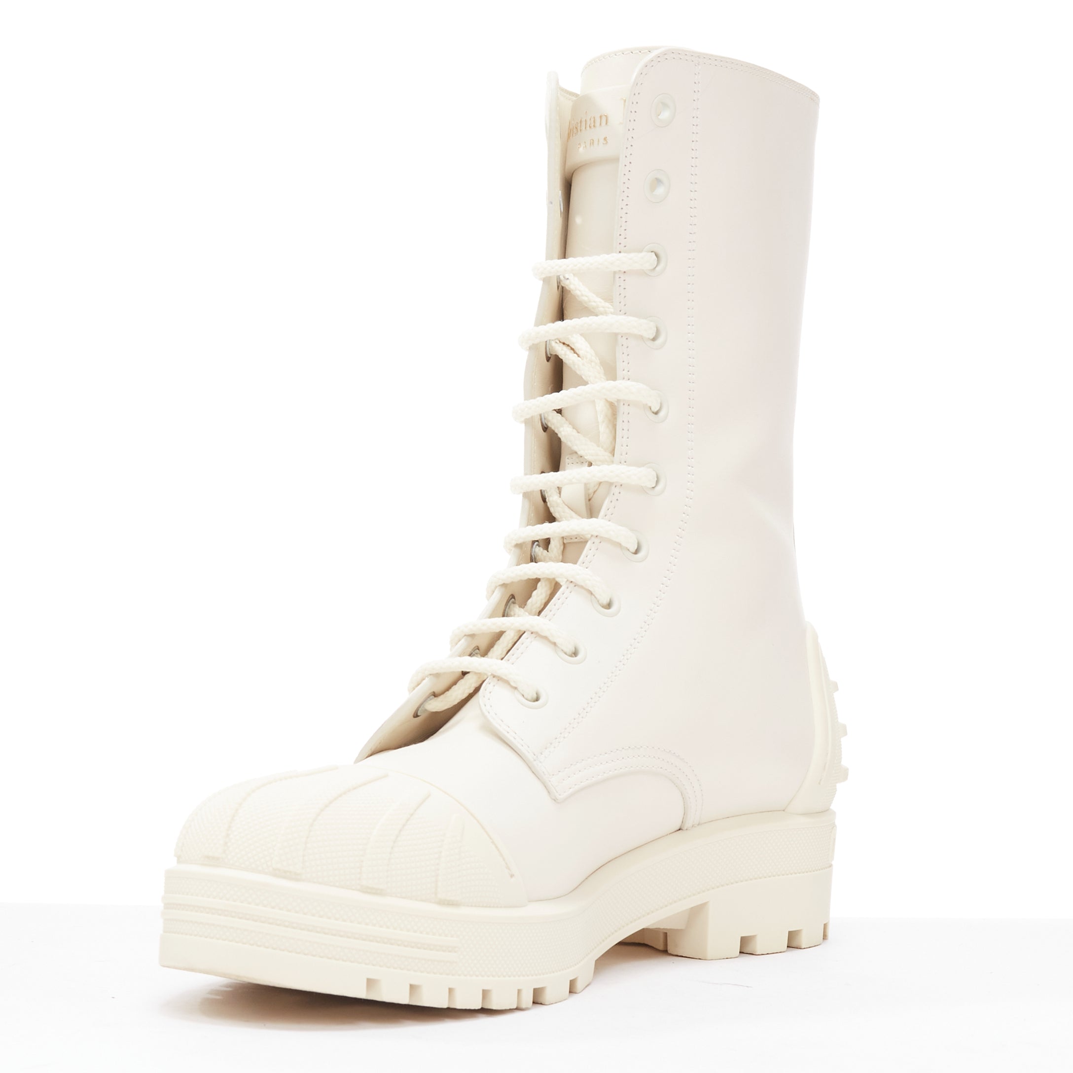 Women's Dior Rubber Cap Combat Boots