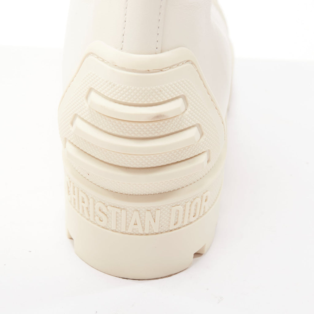 Women's Dior Rubber Cap Combat Boots