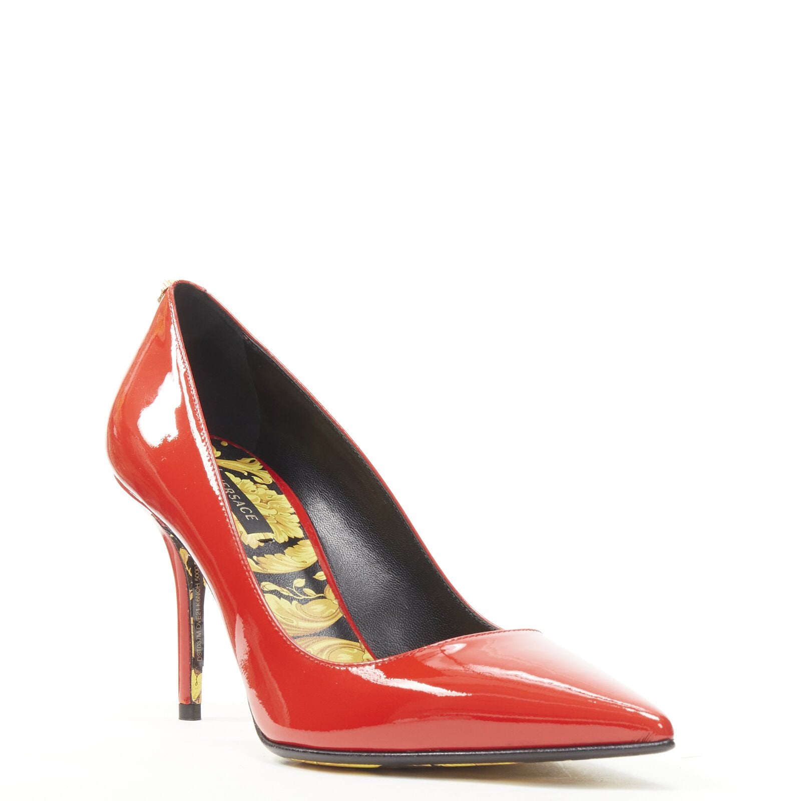 Women's Versace Hibiscus Barocco Medusa Stud Pump