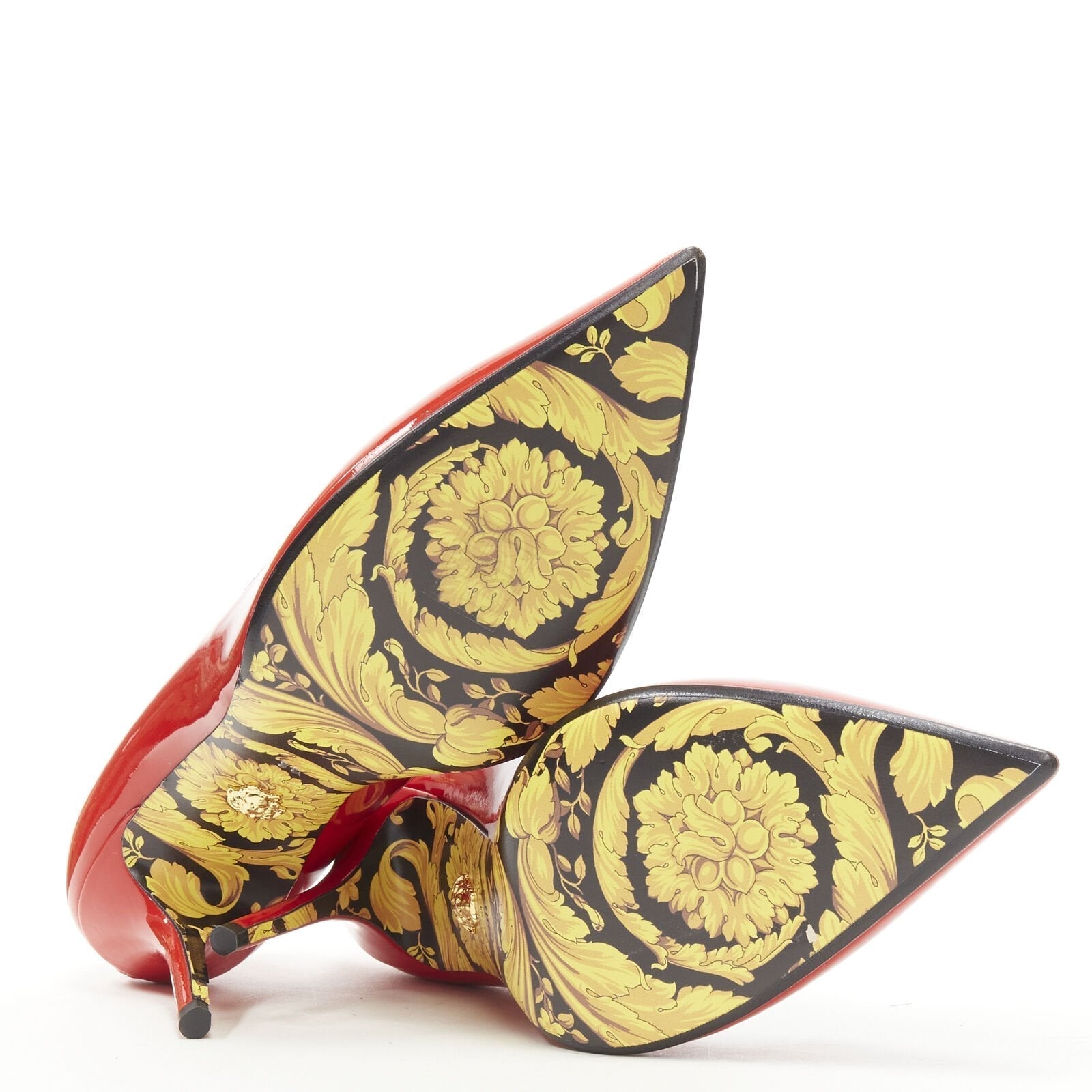 Women's Versace Hibiscus Barocco Medusa Stud Pump