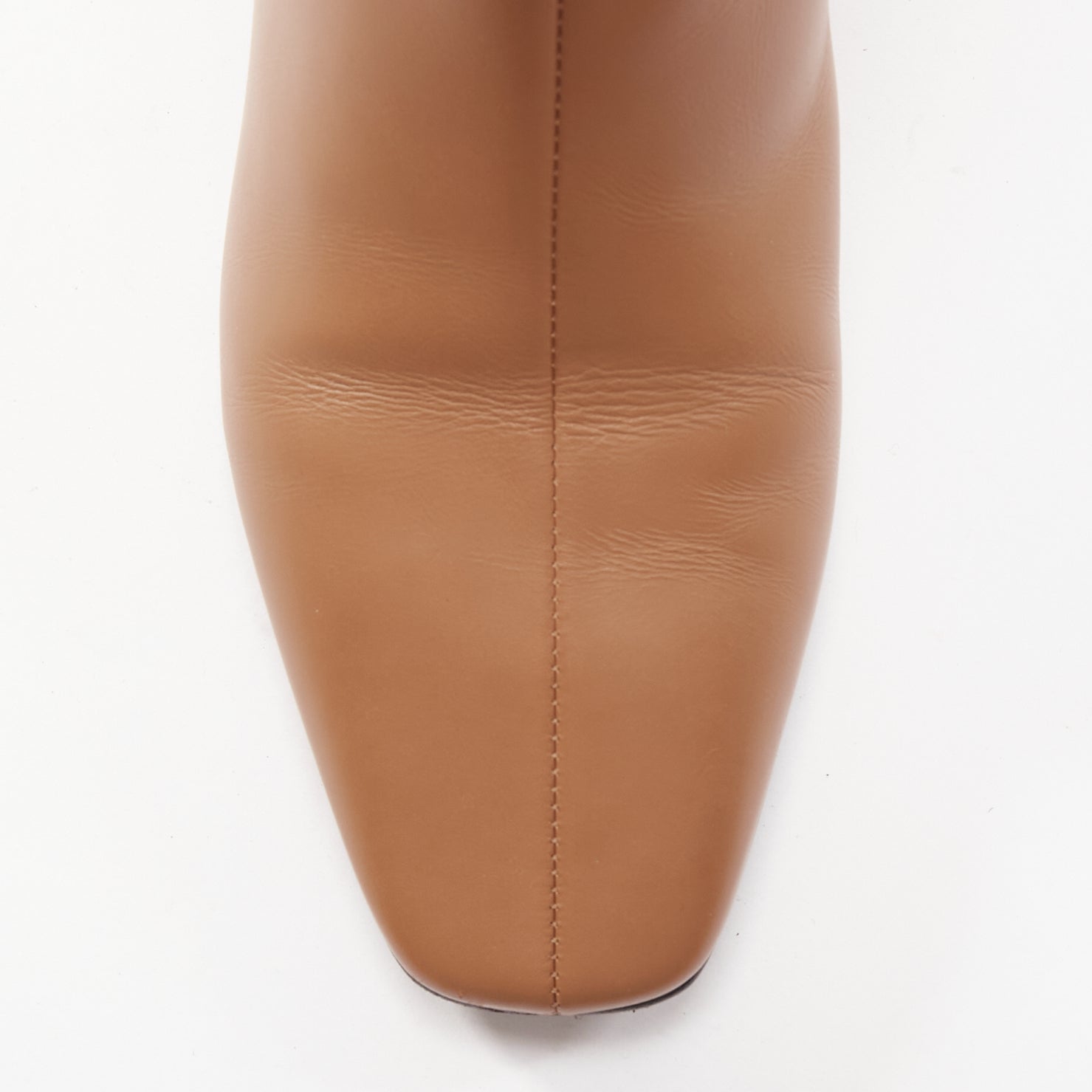 Women's Hermes Leather Silver Hardware Boots