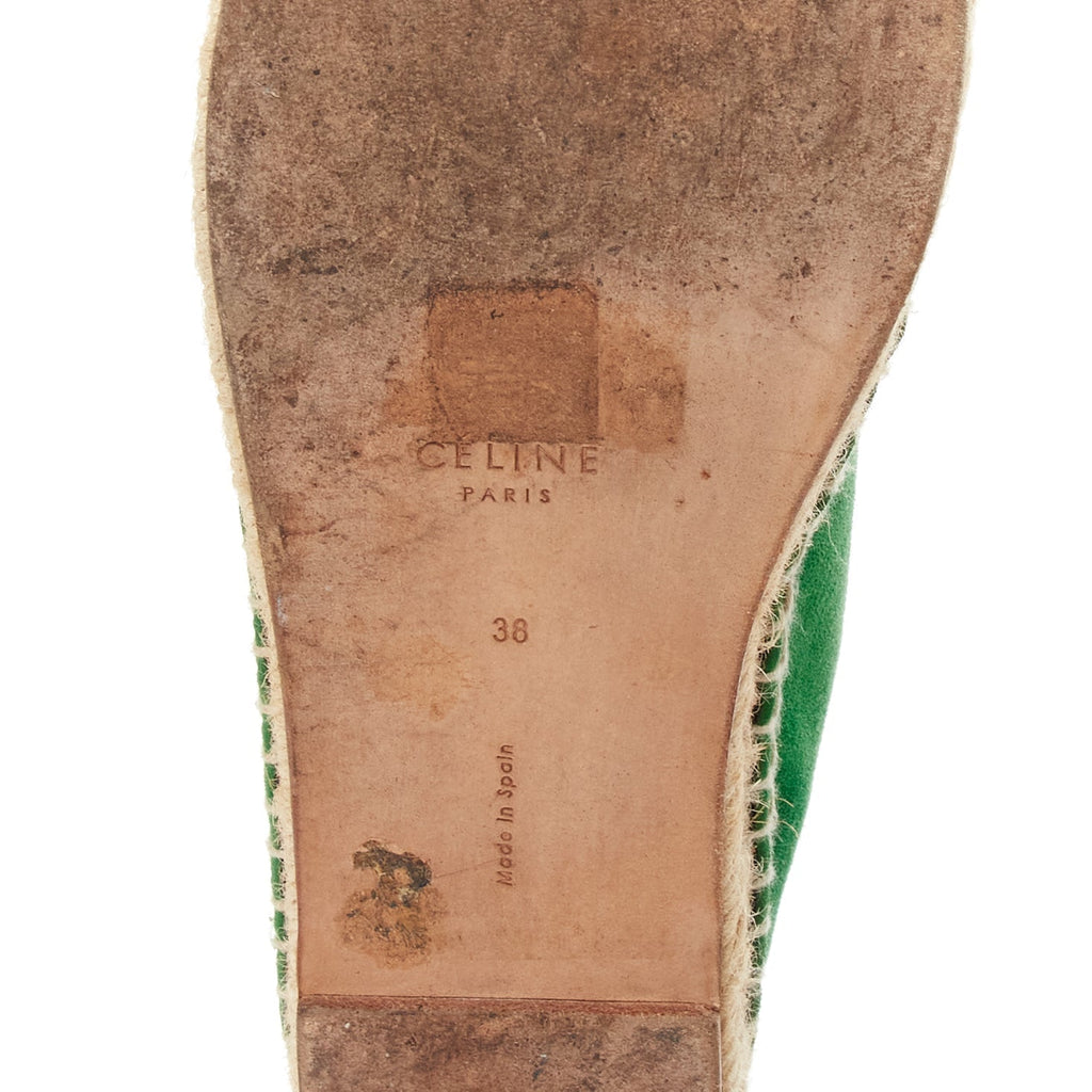 Women's Celine Suede Grosgrain Espadrilles