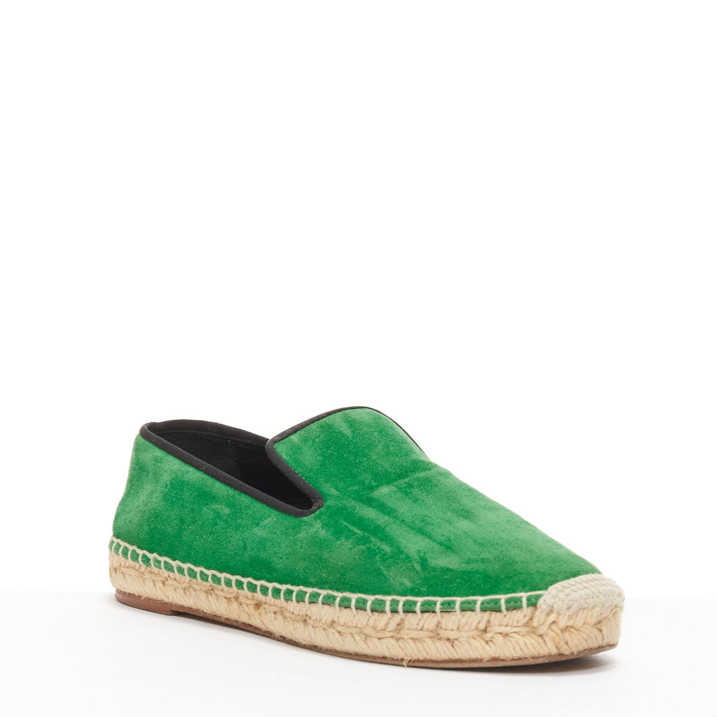 Women's Celine Suede Grosgrain Espadrilles