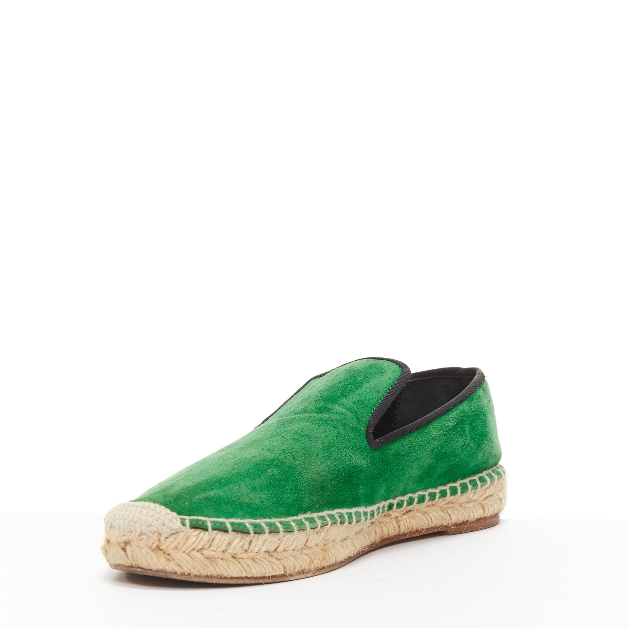 Women's Celine Suede Grosgrain Espadrilles